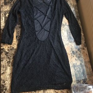 The black dress